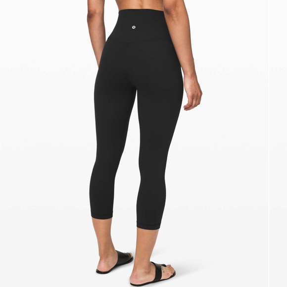 Lululemon Pants - Lululemon Womens Size 12 Black Align High Rise Crop 21" Legging Yoga Training